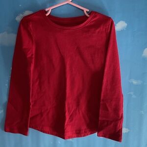 Kids Solid Red T-Shirt